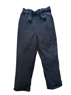 Find. Women's M High Waist Paperbag Dress Pants Black Trousers Pants Cropped